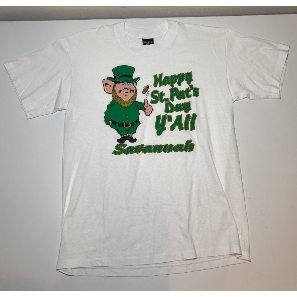 Vintage Savannah, GA St. Patricks Day T-Shirt | Single Stitch | Large